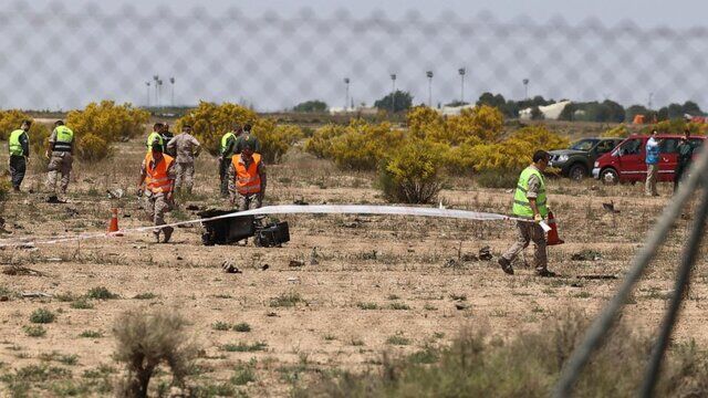 سقوط جت جنگنده  اف-۱۸ در اسپانیا
