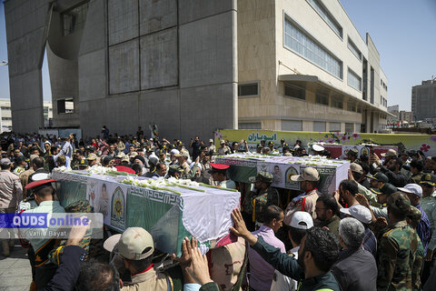 گزارش تصویری I تشییع شهدای حادثه تروریستی سراوان در مشهد