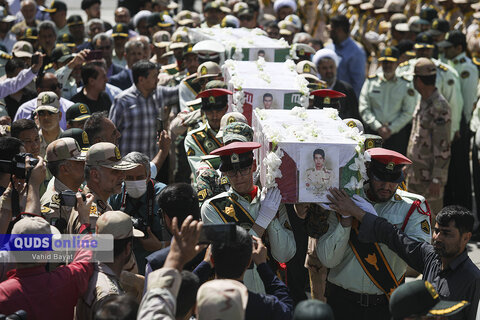 گزارش تصویری I تشییع شهدای حادثه تروریستی سراوان در مشهد