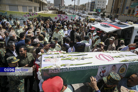 گزارش تصویری I تشییع شهدای حادثه تروریستی سراوان در مشهد