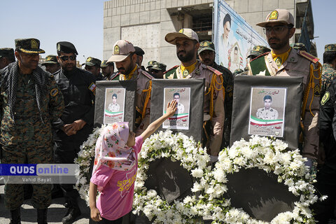 گزارش تصویری I تشییع شهدای حادثه تروریستی سراوان در مشهد