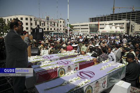 گزارش تصویری I تشییع شهدای حادثه تروریستی سراوان در مشهد