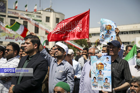 گزارش تصویری I تشییع شهدای حادثه تروریستی سراوان در مشهد