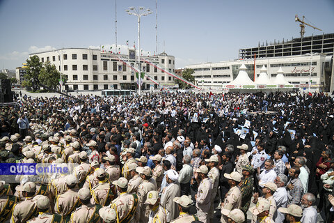 گزارش تصویری I تشییع شهدای حادثه تروریستی سراوان در مشهد