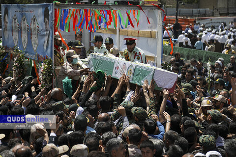 گزارش تصویری I تشییع شهدای حادثه تروریستی سراوان در مشهد