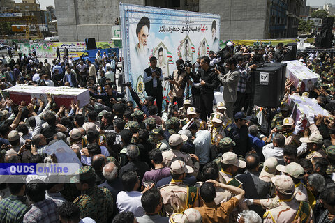 گزارش تصویری I تشییع شهدای حادثه تروریستی سراوان در مشهد