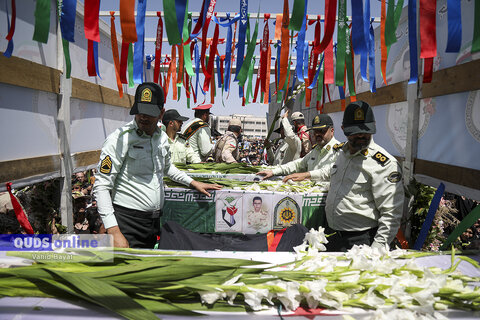 گزارش تصویری I تشییع شهدای حادثه تروریستی سراوان در مشهد