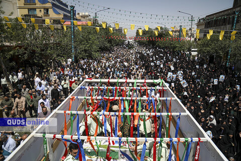 گزارش تصویری I تشییع شهدای حادثه تروریستی سراوان در مشهد