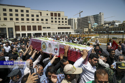 گزارش تصویری I تشییع شهدای حادثه تروریستی سراوان در مشهد