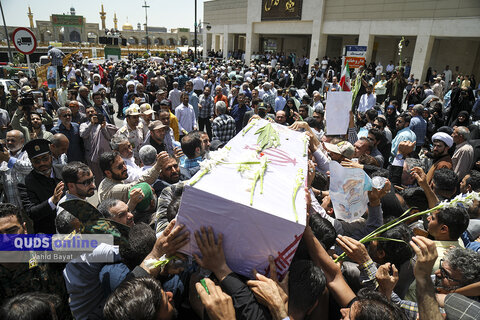 گزارش تصویری I تشییع شهدای حادثه تروریستی سراوان در مشهد