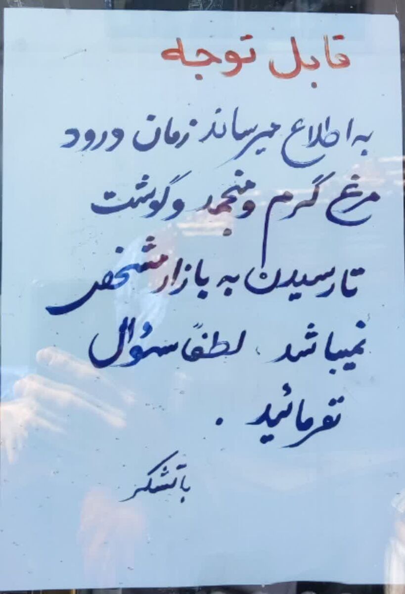 گزارش میدانی از آخرین وضعیت مرغ در استان تهران