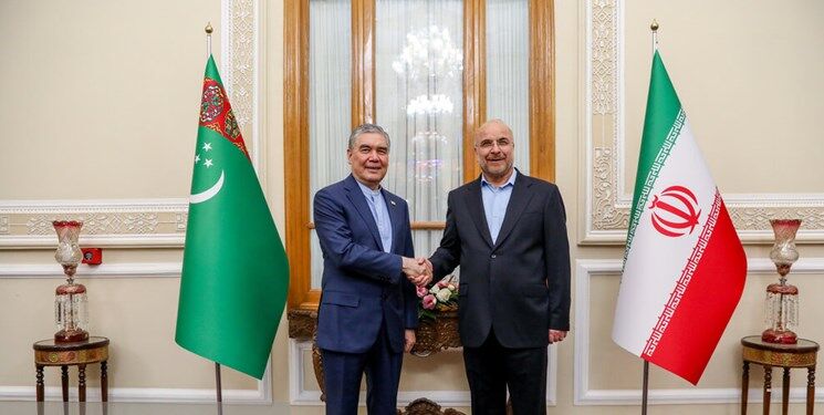 قالیباف در دیدارِ «بردی محمداُف»: ترانزیت کالا و انرژی میان ایران و ترکمنستان فرصت محسوب می‌شود