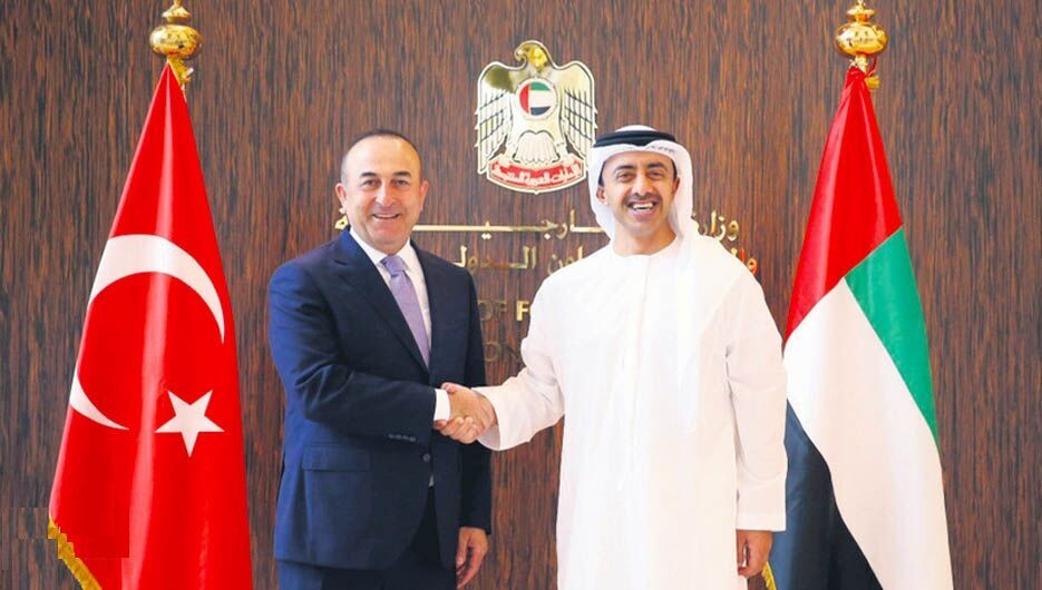 وزیران خارجه ترکیه و امارات متحده عربی درباره تحولات منطقه و جهان گفت‌وگو کردند