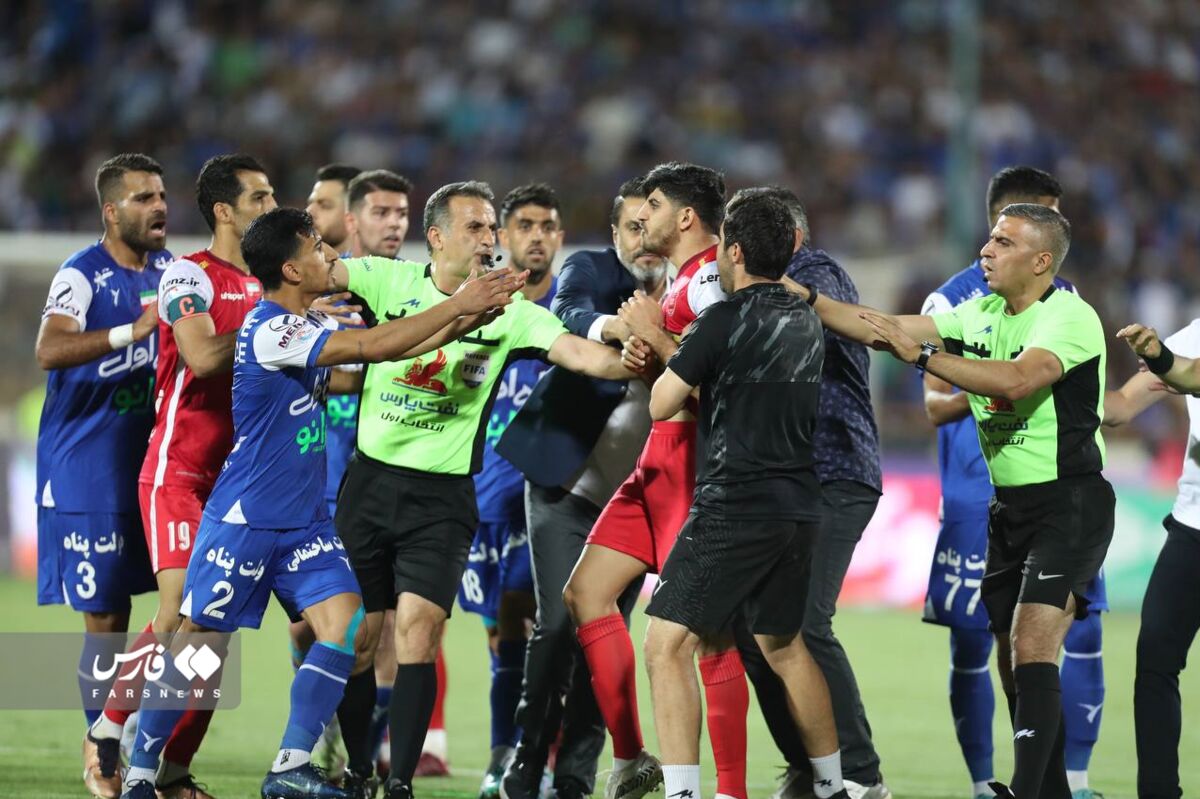 درگیریهای دربی ۱۰۱ از قاب عکاسان