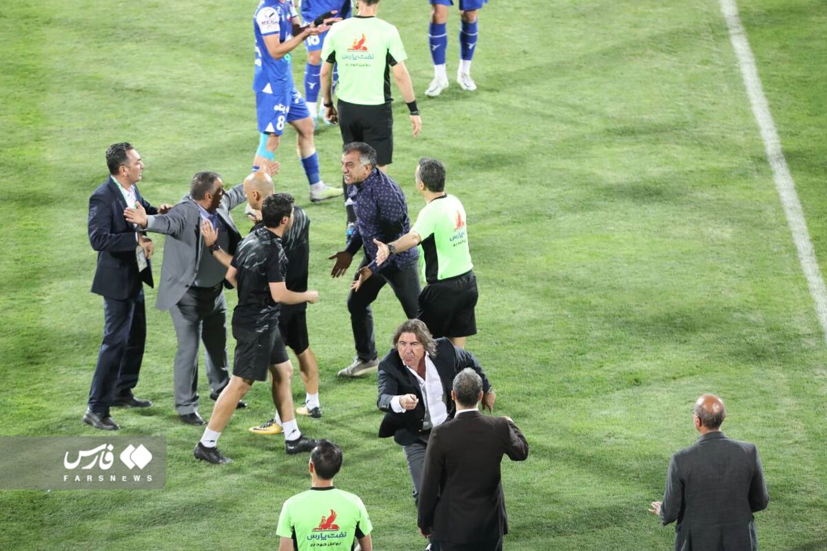 درگیریهای دربی ۱۰۱ از قاب عکاسان