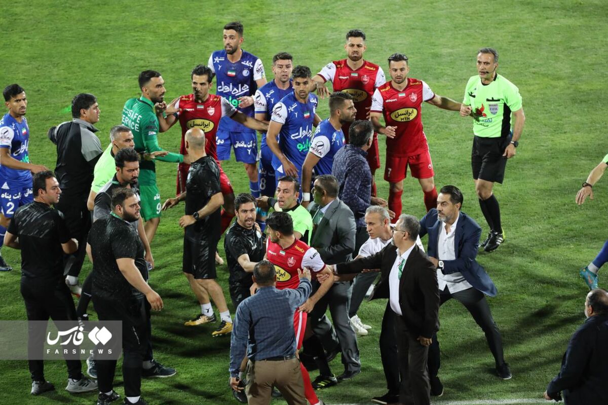 درگیریهای دربی ۱۰۱ از قاب عکاسان