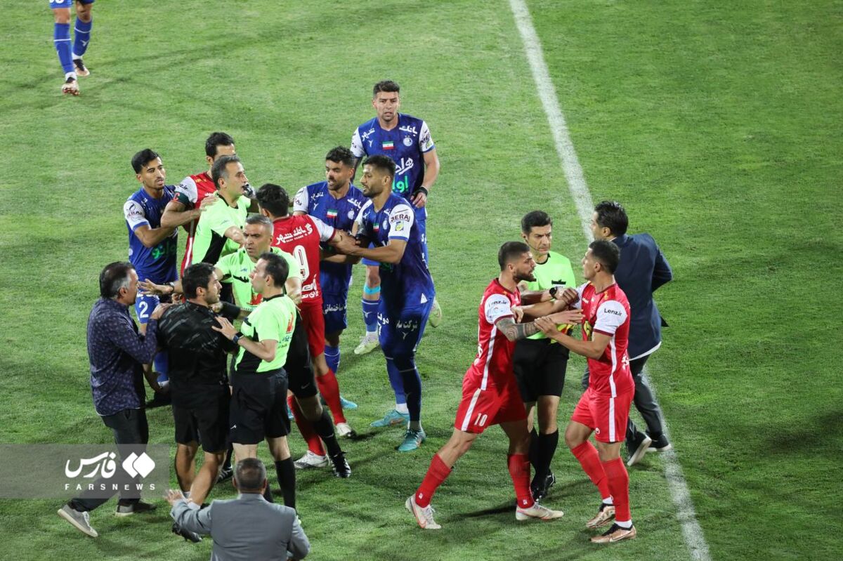 درگیریهای دربی ۱۰۱ از قاب عکاسان