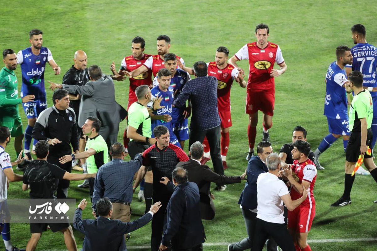 درگیریهای دربی ۱۰۱ از قاب عکاسان