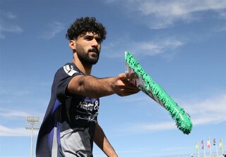 فلاح: امیدوارم تیم امید با عنایتی طلسم چندین ساله را بشکند/ با اجازه پزشک به تمرین آمدم