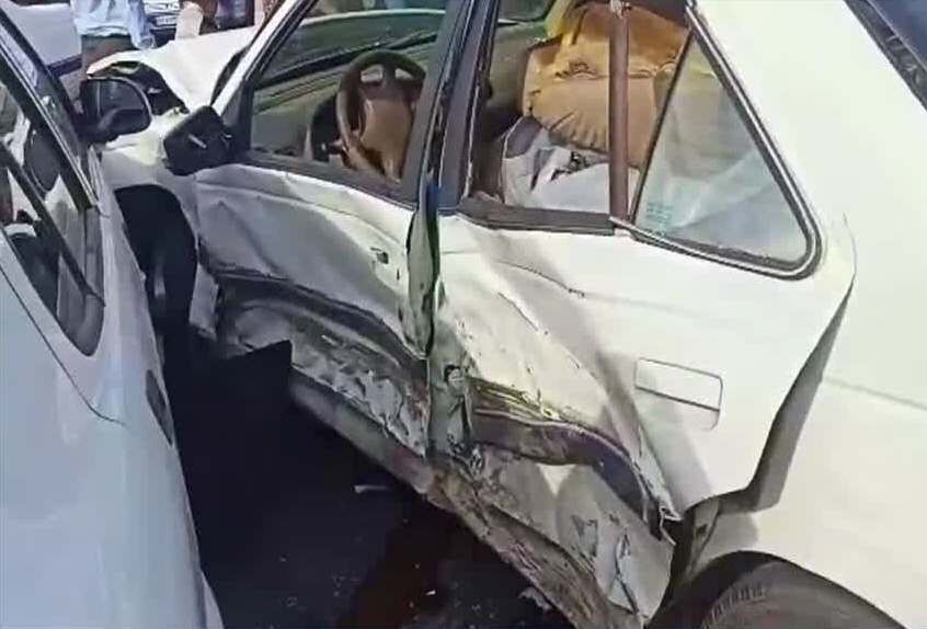 خودروی سرقتی درالبرز حادثه آفرید /سارق متواری شد