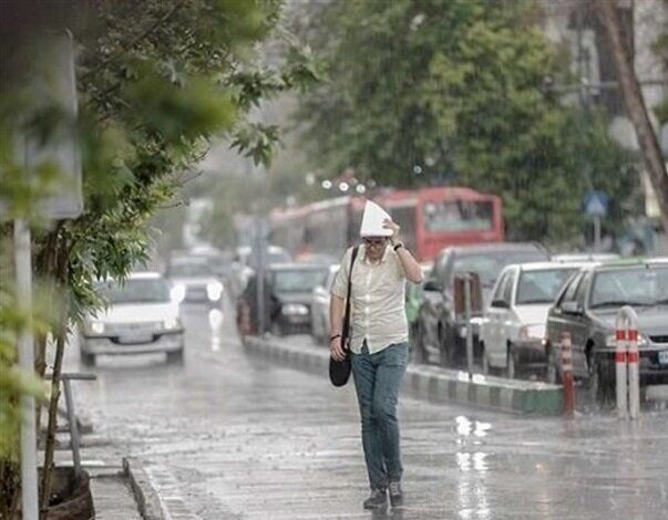 افزایش رگبار باران در ۱۰ استان کشور