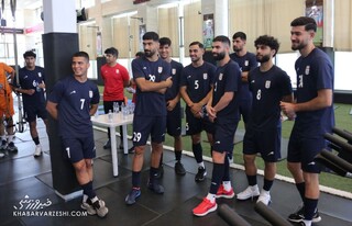 برگزاری اولین تمرین تیم ملی فوتبال با یک میهمان ویژه