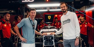 عکس جنجالی لواندوفسکی با بهترین تنیسور روسیه