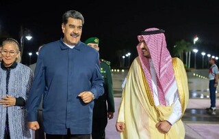 رئیس جمهور ونزوئلا در سفری اعلام نشده وارد عربستان شد