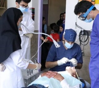 اردوی جهادی دندانپزشکی در منطقه شهید رجایی مشهد برگزار شد