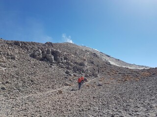 صعود آتش نشانان کوهنورد نیشابوری به قله تفتان