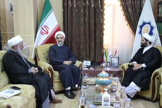 دیدار رئیس سازمان دارالقرآن الکریم با روسای دارالقرآن عتبه علویه و حسینیه