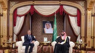 دیدار ولیعهد عربستان با وزیر خارجه آمریکا