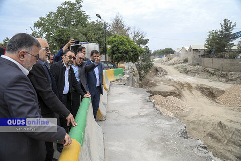 گزارش تصویری I بازدید استاندار خراسان رضوی و فرماندار مشهد از حاشیه شهر مشهد