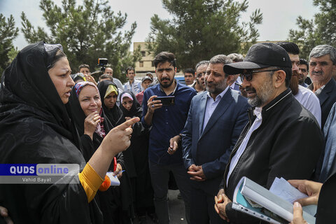 گزارش تصویری I بازدید استاندار خراسان رضوی و فرماندار مشهد از حاشیه شهر مشهد