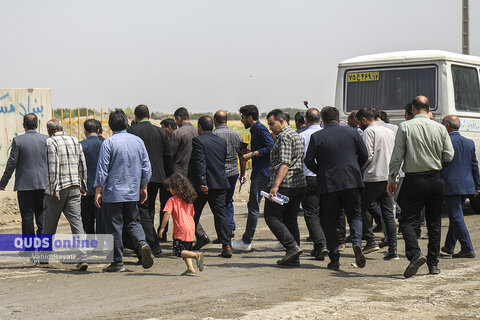 گزارش تصویری I بازدید استاندار خراسان رضوی و فرماندار مشهد از حاشیه شهر مشهد