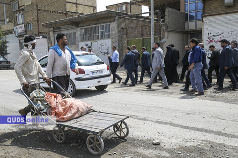 گزارش تصویری I بازدید استاندار خراسان رضوی و فرماندار مشهد از حاشیه شهر مشهد