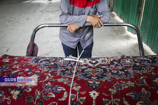 فیلم|سقف بازار فرش مشهد، سد میان کسبه و مردم