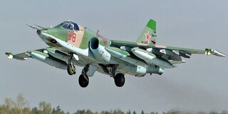 سرنگون شدن جنگنده «سوخو-۲۵» نیروی هوایی اوکراین بر فراز «خرسون»