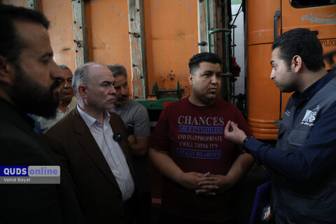 گزارش تصویری I گشت نظارت بازار - میدان بار سپاد مشهد