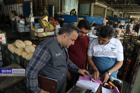 گزارش تصویری I گشت نظارت بازار - میدان بار سپاد مشهد