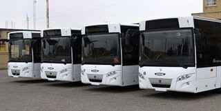 خدمات اتوبوس های درون شهری قزوین رایگان شد