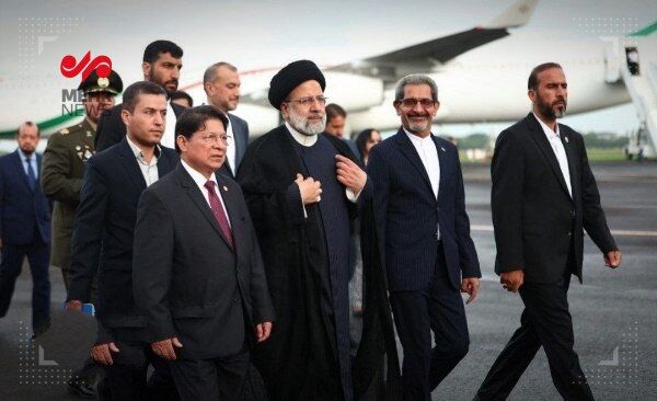 رئیس جمهور وارد نیکاراگوئه شد