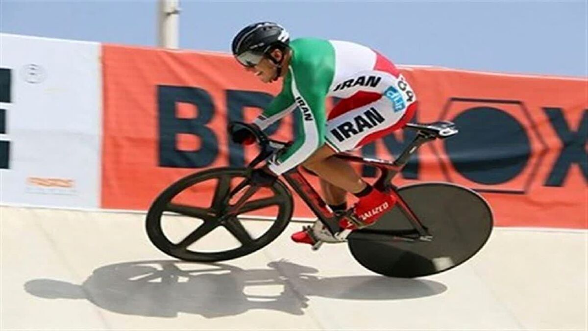 دوچرخه‌سواری پیست آسیا؛ گنج‌خانلو به مدال طلا رسید