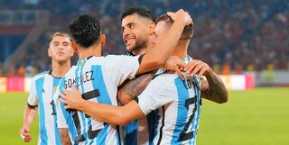 پیروزی آرژانتین مقابل اندونزی در دیداری دوستانه