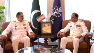 دیدار فرمانده نیروی دریایی ارتش با همتای پاکستانی