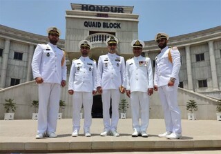 حضور فرمانده دانشگاه دریایی امام خمینی(ره) ارتش در دانشگاه دریایی پاکستان