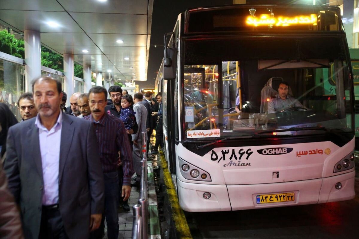 سرویس‌دهی صلواتی ناوگان اتوبوسرانی مشهد در روز عرفه و عید قربان