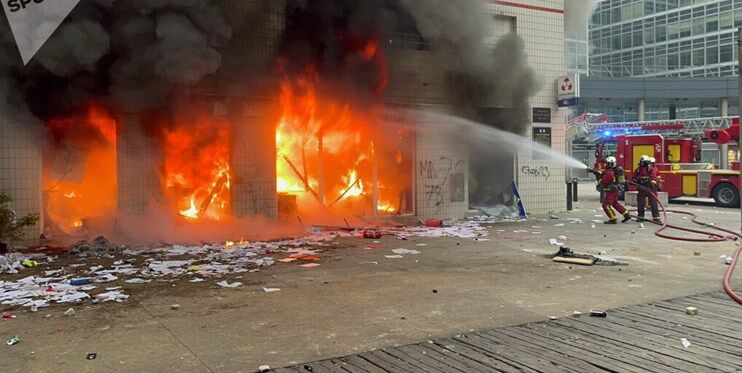 پرواز پهپادهای پلیس فرانسه برای پایش ناآرامیها