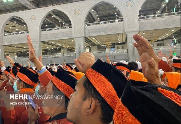 تصاویری اختصاصی مهر از طواف زائران برای پایان اعمال حج تمتع