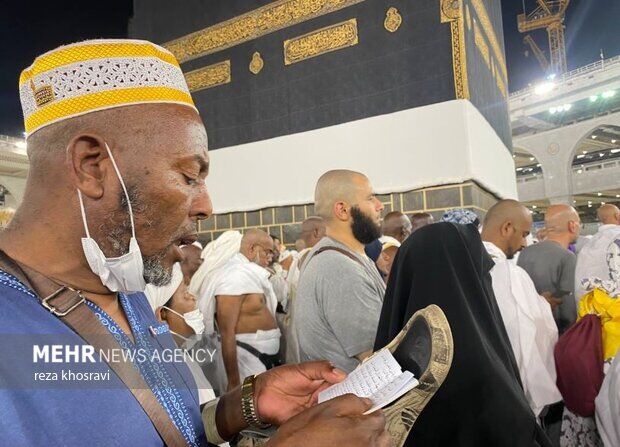 تصاویری اختصاصی مهر از طواف زائران برای پایان اعمال حج تمتع